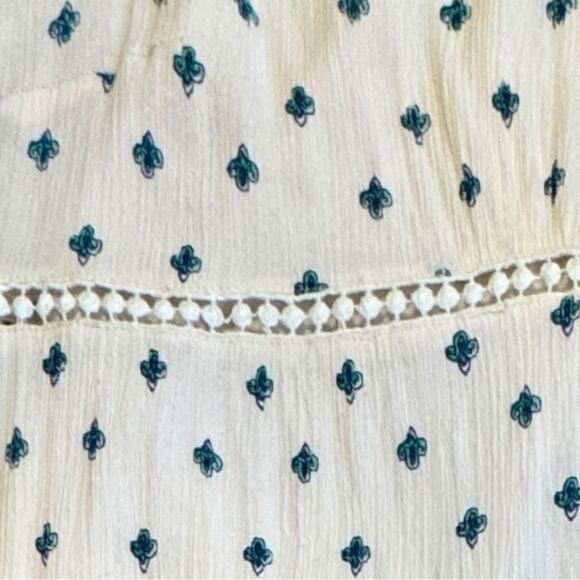 Altar'd State Cream Ruffled Tiered Sundress Sz M - Picture 5 of 10